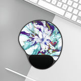 "Lace Bloom" Mouse Pad With Wrist Rest