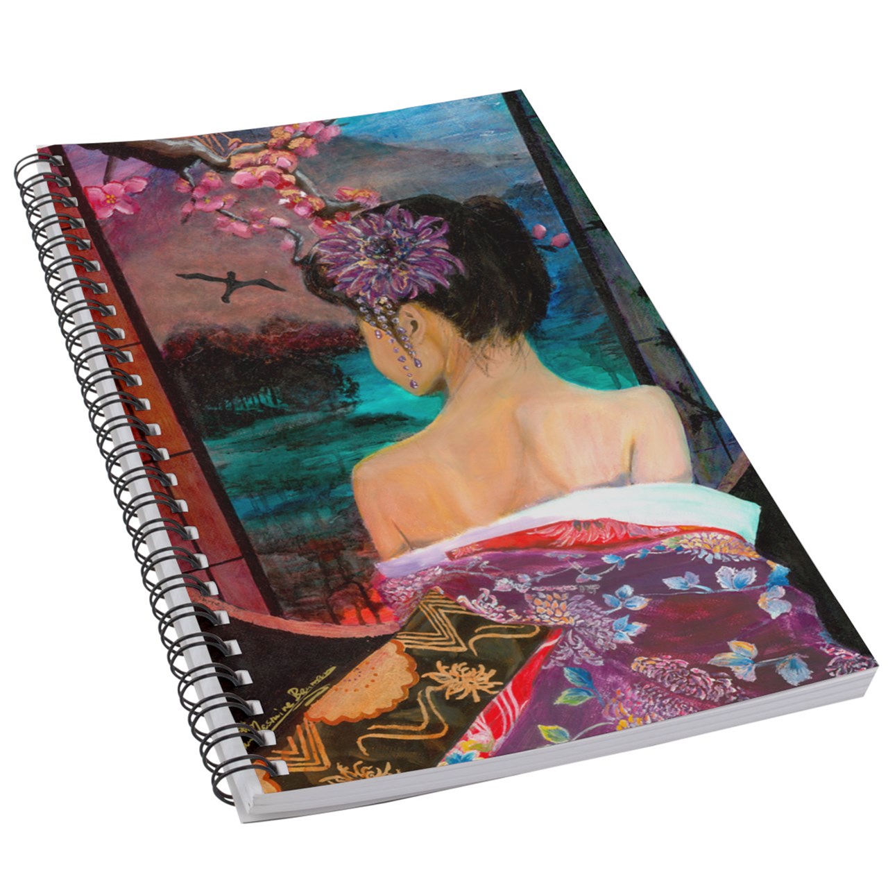 Scenery Spiral Notebook 5.5" x 8.5" Notebook