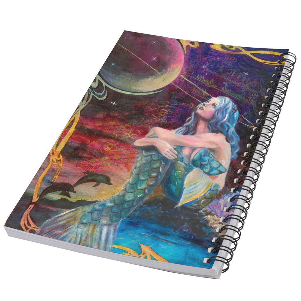 Mermaid's Dream Spiral Notebook 5.5" x 8.5" Notebook