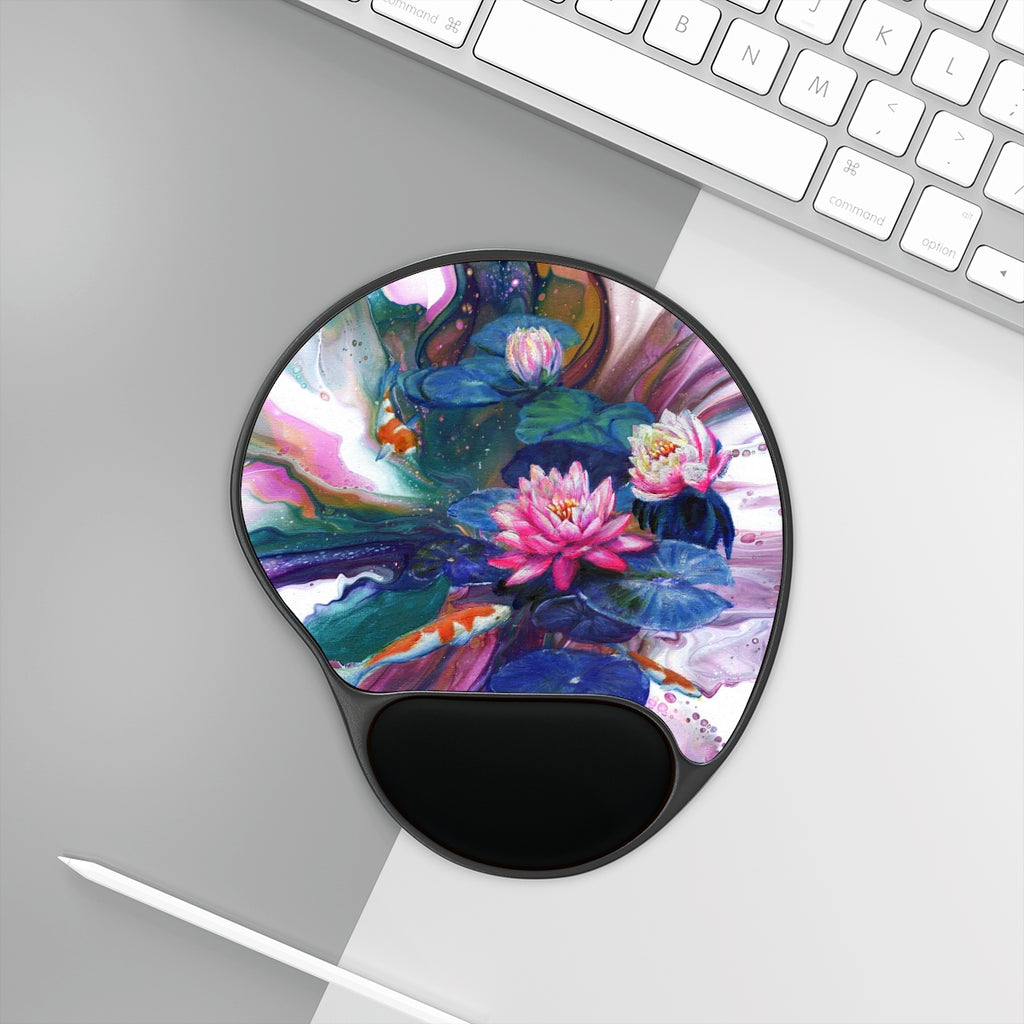 "Flow of Serenity II" Mouse Pad With Wrist Rest