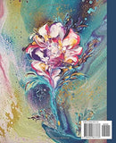 Composition Notebook: Beautiful wide ruled unique acrylic poured fluid art cover. Perfect gift for art lovers.