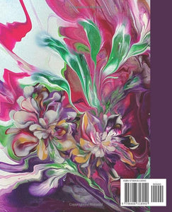 Composition Notebook: Beautiful wide ruled unique acrylic poured fluid art cover. Perfect gift for art lovers.