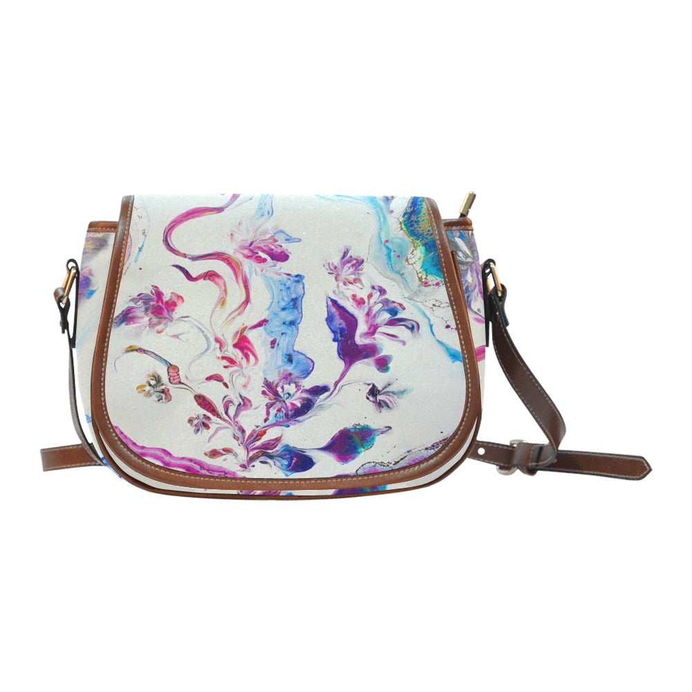 Wild Flowers #1 Saddle Bag (Model 1649) (Big)