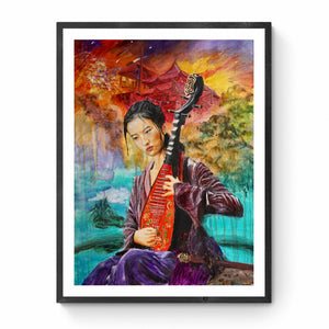 "The Battle Song of Mulan" Original Painting