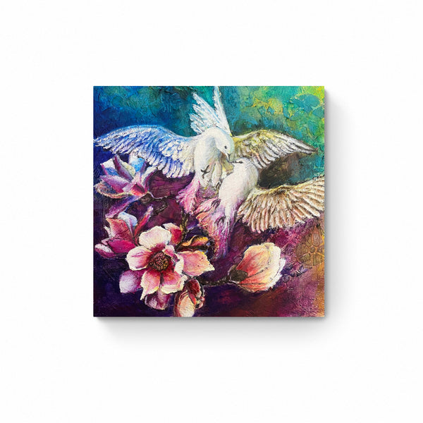 "Love Doves" Original Painting