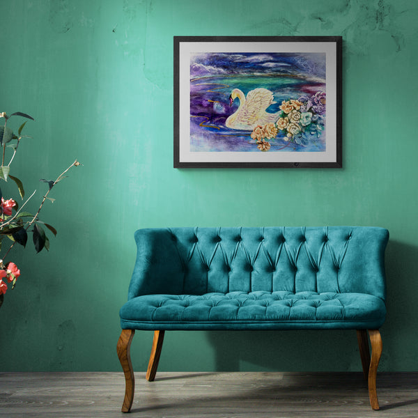 "The Swan" Original Painting