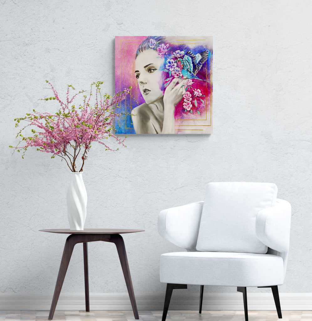 "The Muse - New Journey" Original Painting