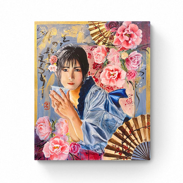 "Tea House Beauty" Original Painting
