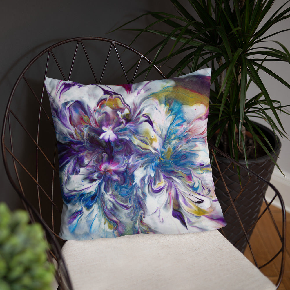 "Ink and Bloom" Basic Pillow