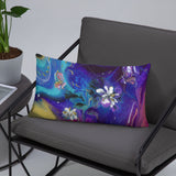 "Flowers and Butterflies" Basic Pillow