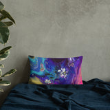 "Flowers and Butterflies" Basic Pillow