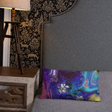 "Flowers and Butterflies" Basic Pillow