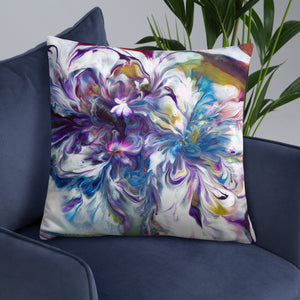 "Ink and Bloom" Basic Pillow