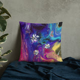 "Flowers and Butterflies" Basic Pillow