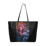 Butterfly Dream PU Leather Tote Bag(Model1709)