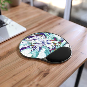 "Lace Bloom" Mouse Pad With Wrist Rest