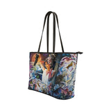 Eternal Peace Leather Tote Bag (Model 1651) (Big)