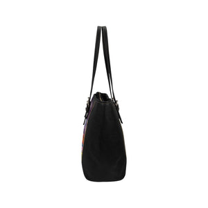 Aura Leather Tote Bag (Model 1640) (Small)