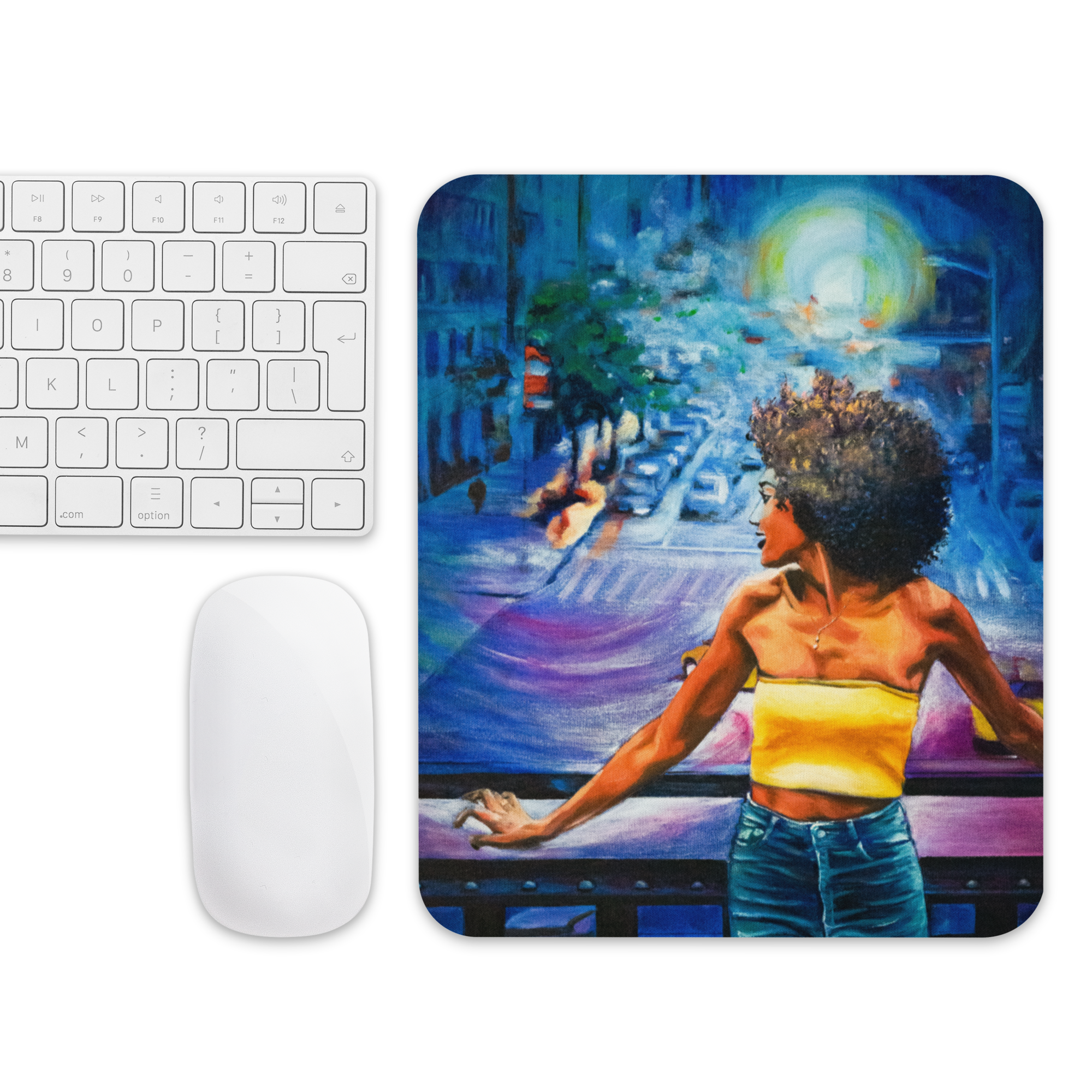 "City Sunrise" Mouse pad